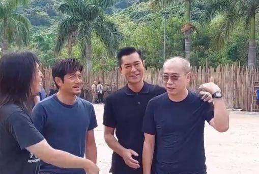 胡子|刘青云古天乐郭富城新电影杀青！现场气氛相当热烈