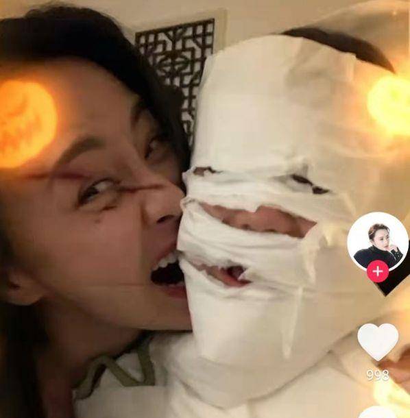 马苏万圣节女星造型惊艳！毛晓彤魔女张嘉倪天使，赵雅芝变身霸气女王