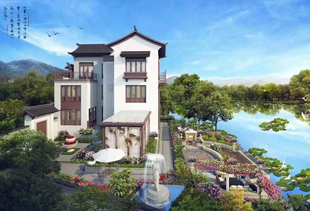 2万㎡,容积率0.6,绿化率40%,目前在售产品为136㎡-240㎡别墅.