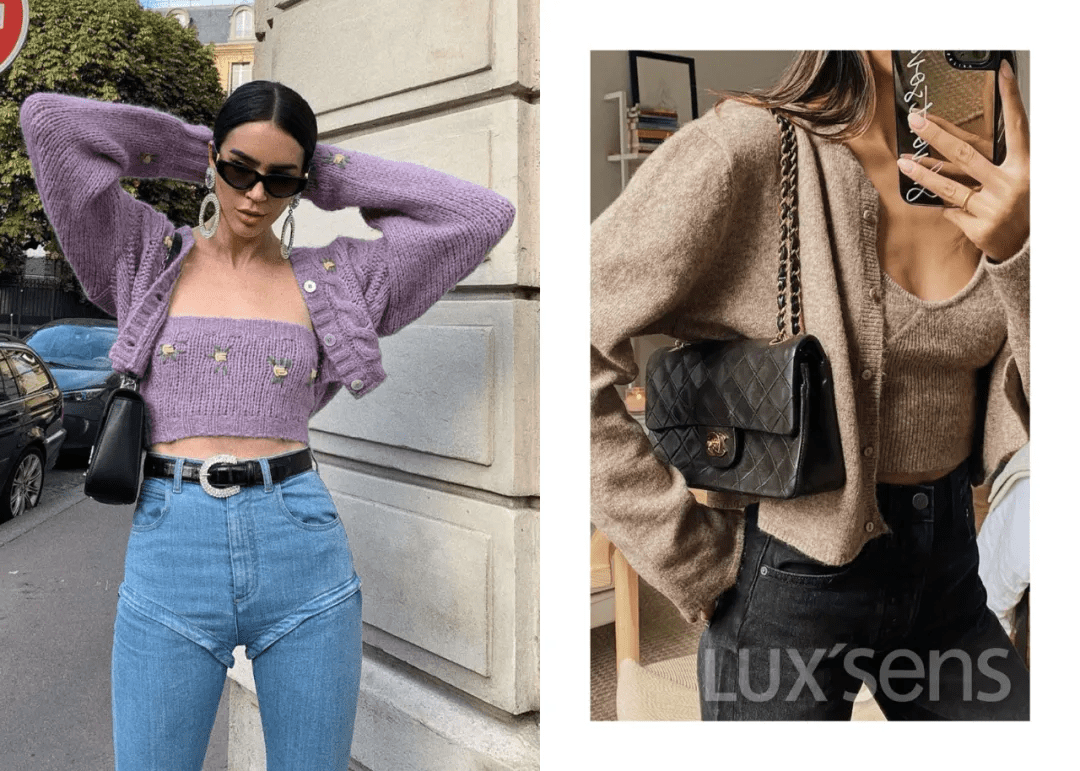 开衩 今年针织开衫这么穿，时髦炸了！