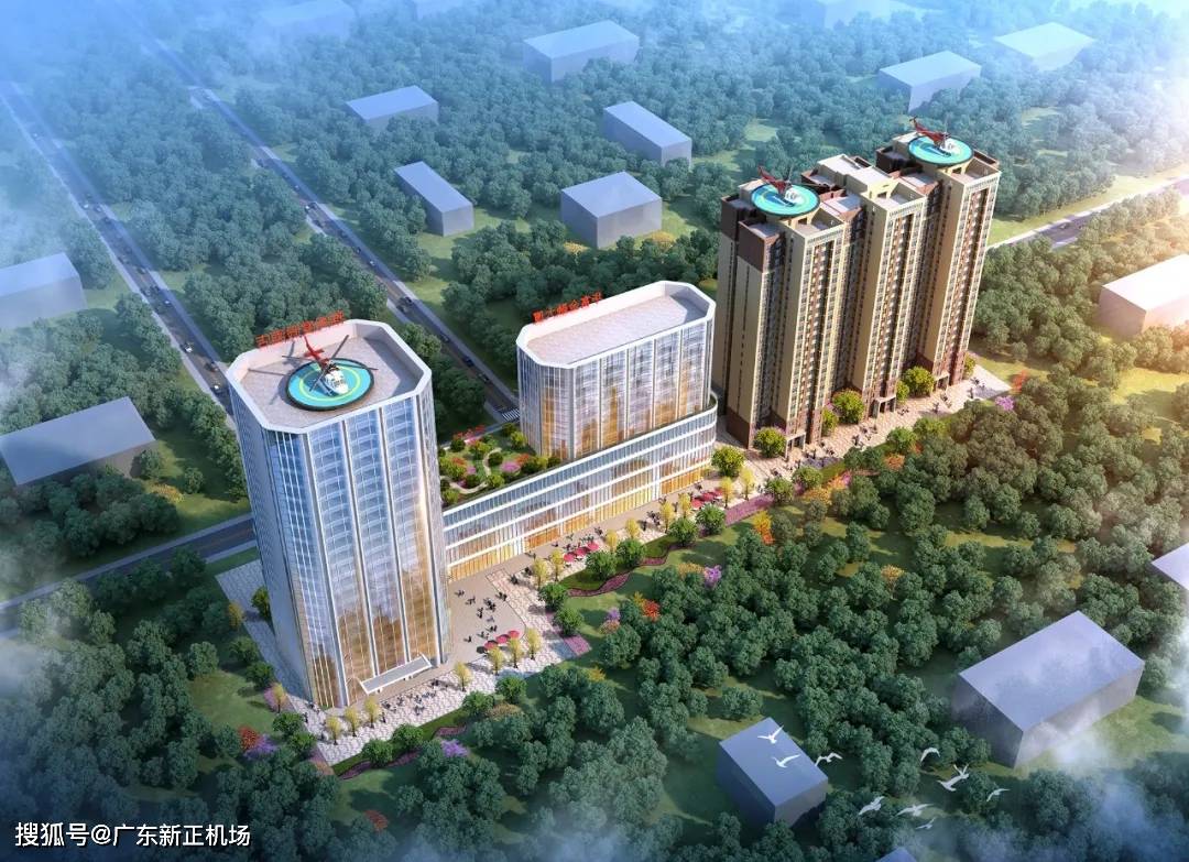 首个四川阿坝藏族羌族自治州华富国际广场高架直升机场正式启用