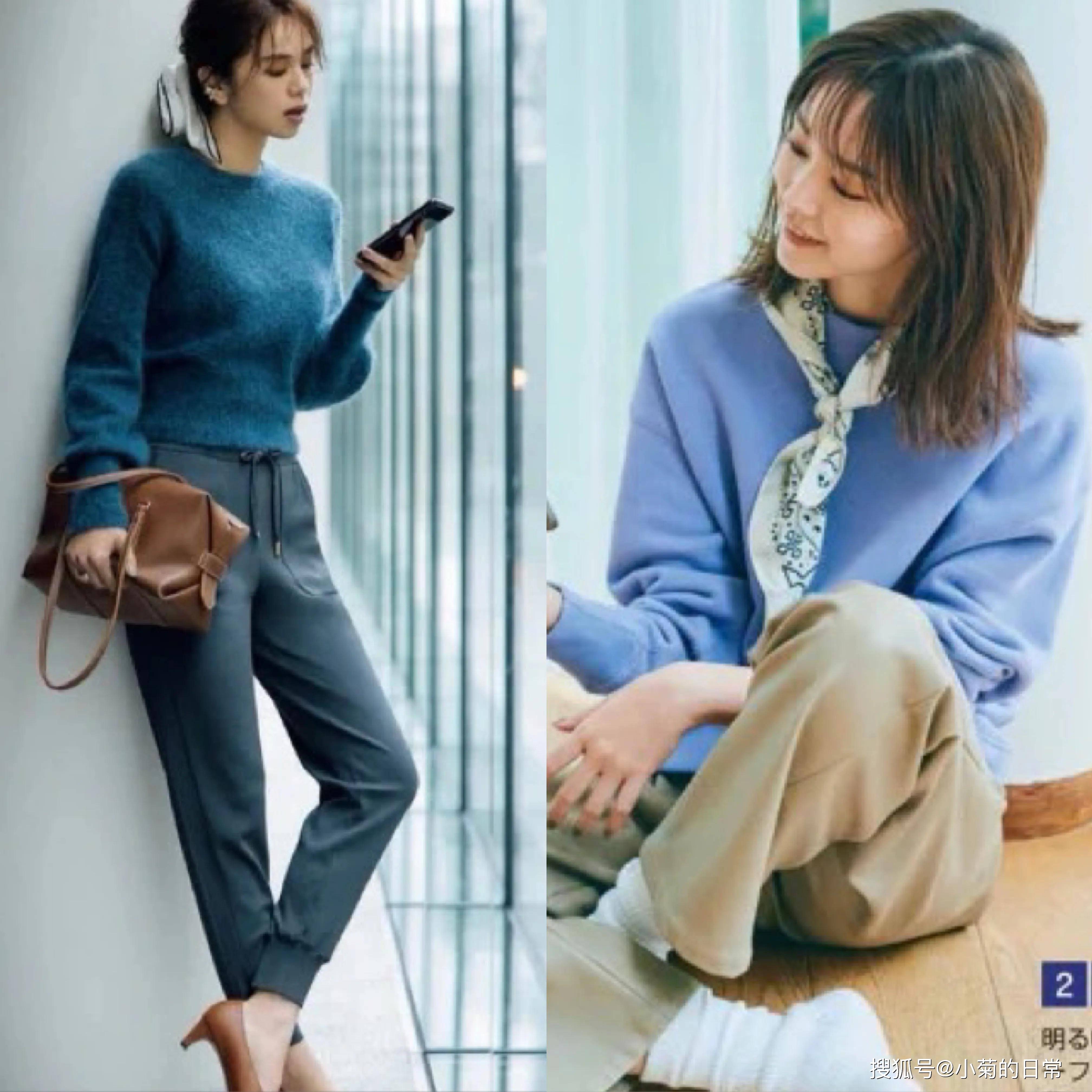 黑色 冬天衣服不必多!学学小姐姐日系穿搭,成熟优雅,冬天就该这么穿