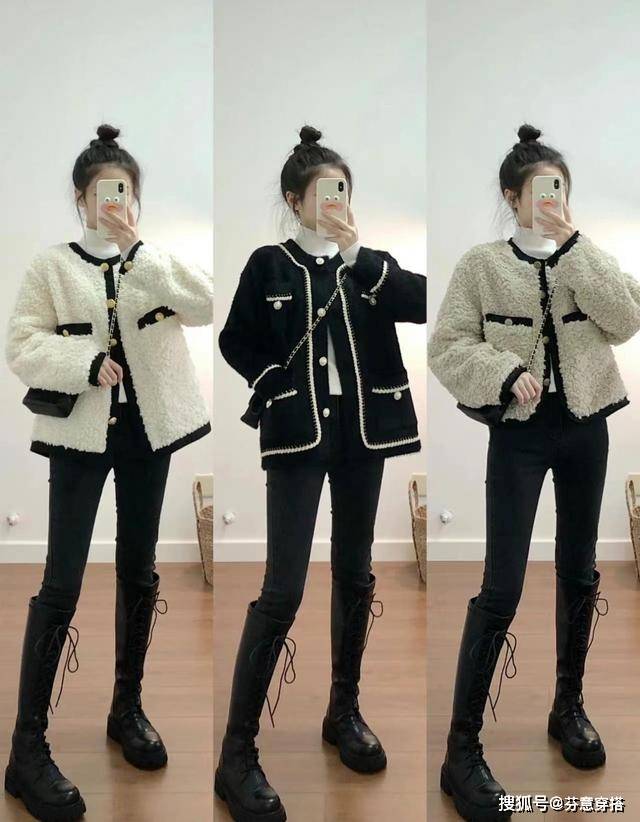 黑色 时尚的女人需要一条“瘦腿裤”,搭什么鞋子都美!休闲有活力