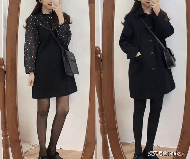 显得 冬天也要穿裙子！浪漫又保暖的搭配示范，展现淑女气质