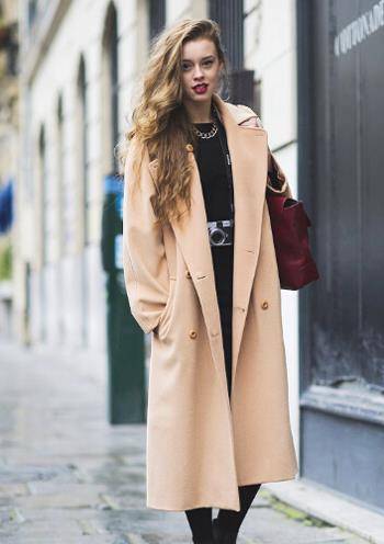 黑色 驼色大衣“显脸黑”？这些才是驼色大衣的“神仙组合”，美翻了