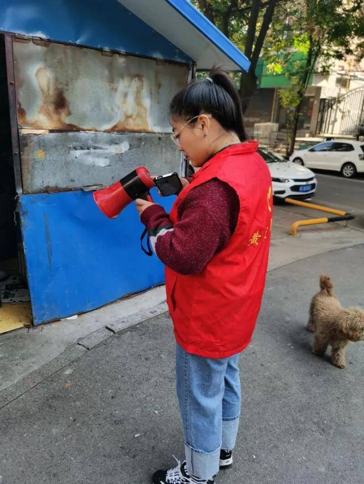 黄庄街道朝阳社区:小喇叭宣传疫情防控,疫情知识深入人心
