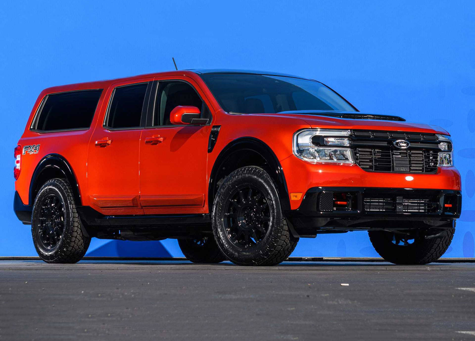 福特mavericksuv假想图曝光看起来比探险者更具肌肉感非常帅