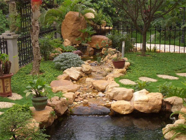 庭院设计石头在庭院里可以打造出什么样的景观