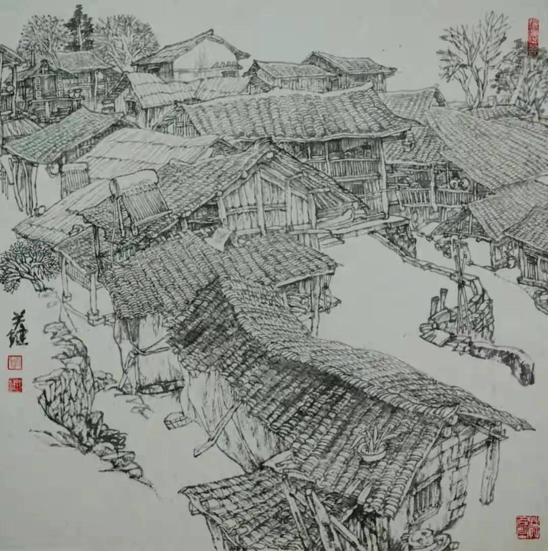 小样|巴山渝水情丨重庆丨谢关键作品欣赏