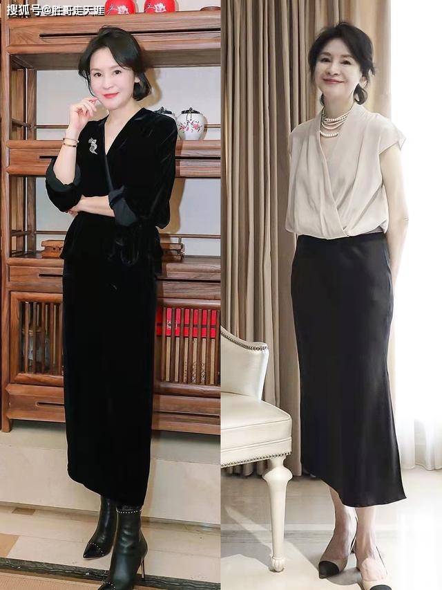 下半身 奔五奔六的女人，穿大衣很爱“小脚裤”！实用还显瘦，照着穿稳赢