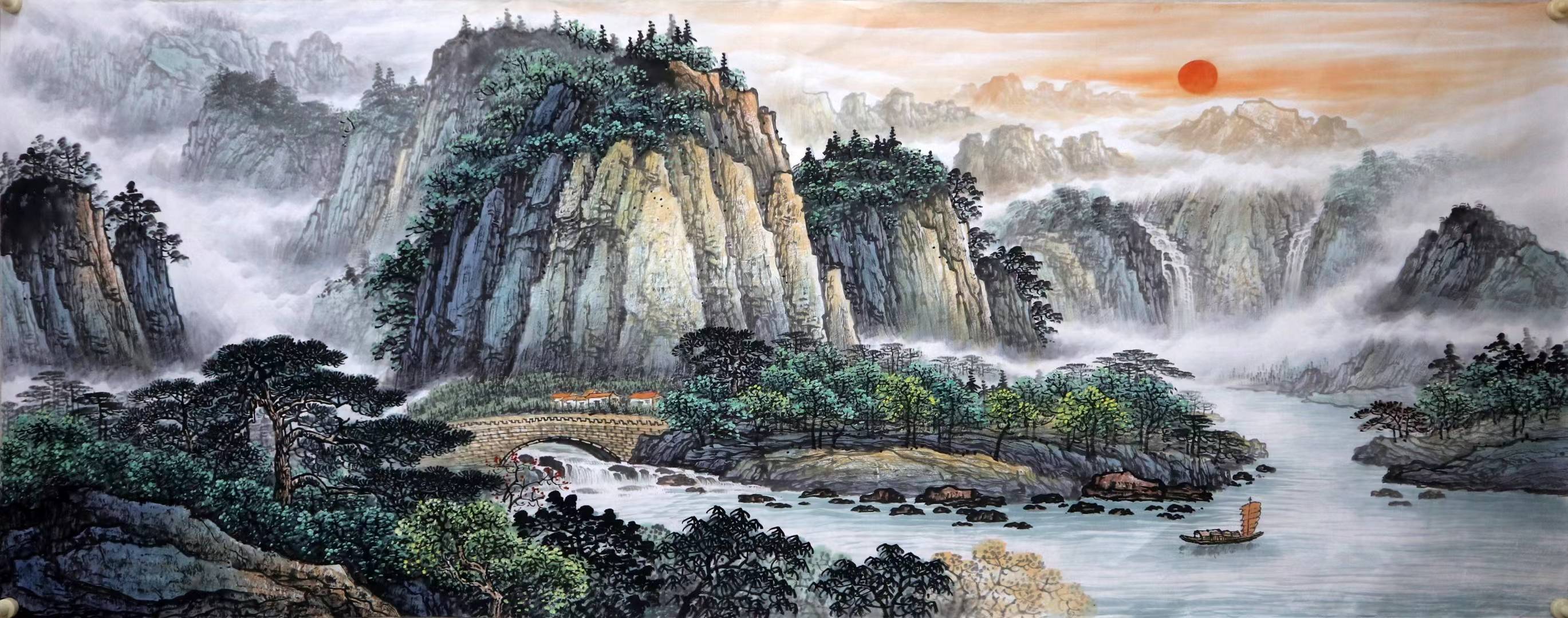 作品展示:金晓勤老师作品的价格每年都在翻涨,受到