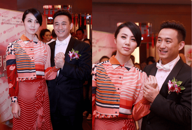显得 黄磊老婆孙莉颜值真抗打，生图下脸上也没什么皱纹，看着还很年轻