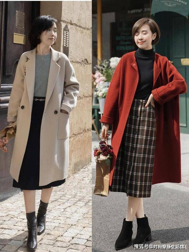 下半身 天冷了，这才是真正时髦实用的秋冬穿搭，时髦显高，小个子也适合