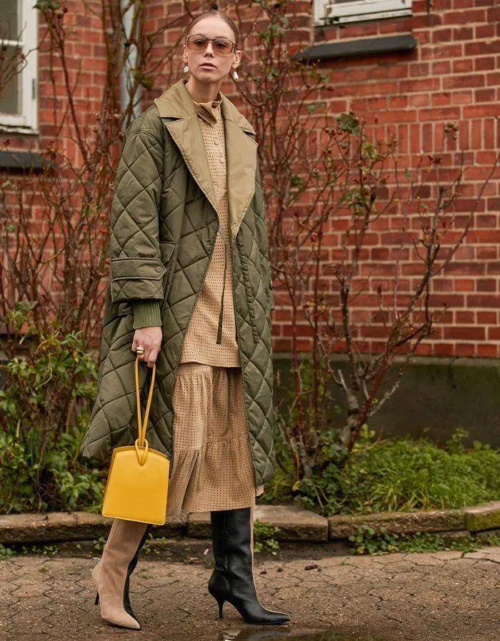 细节 刘雯、迪丽热巴、赵露思集体“带货”，绗缝棉服怎么穿才好看？