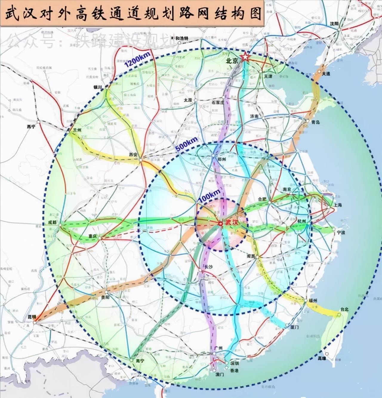 原創湖北地理位置優越有九省通衢的優勢為何高鐵里程遠不及安徽