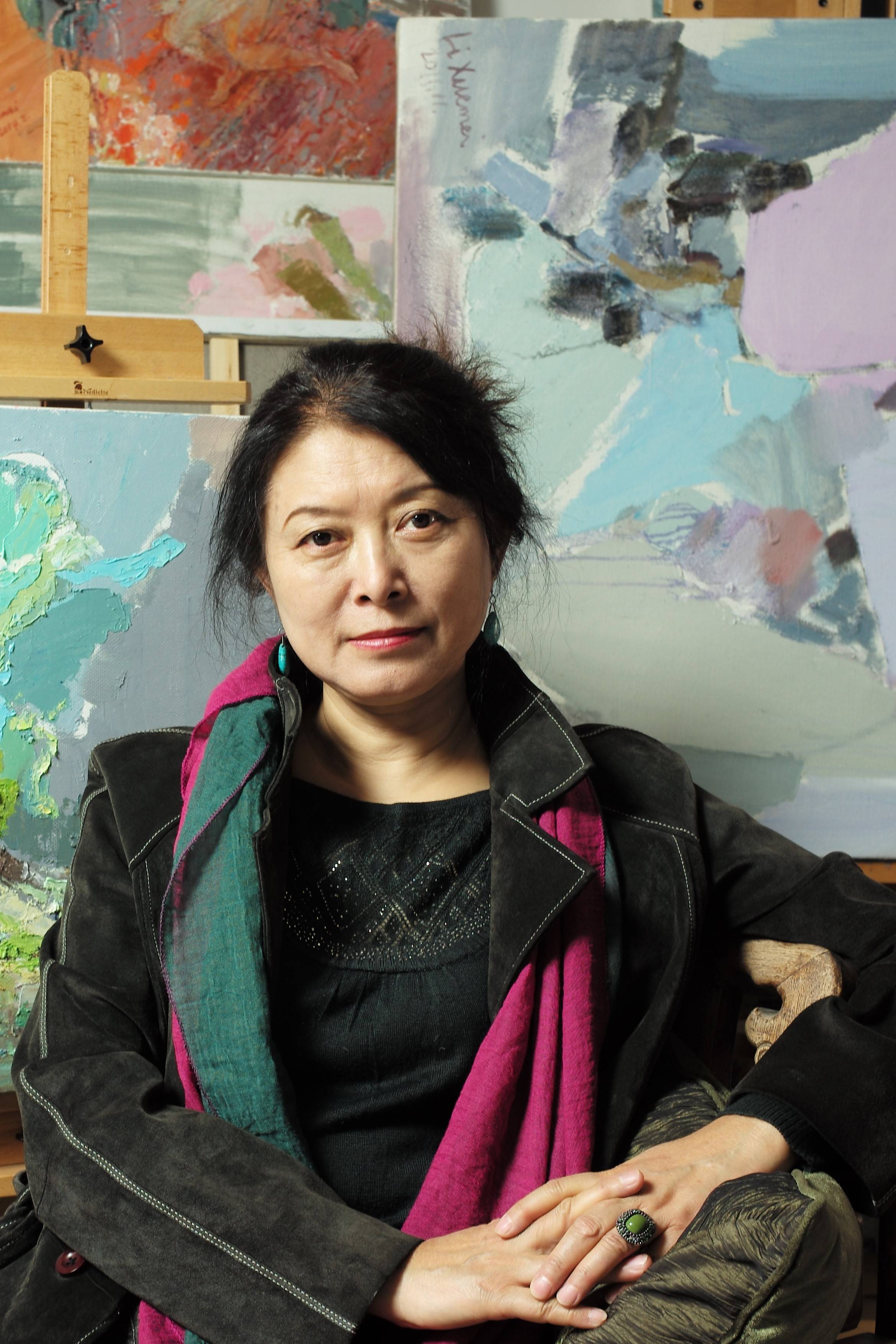 li xuemei李雪玫,中国美协会员,山东工艺美院教授,山东美协油画爷委