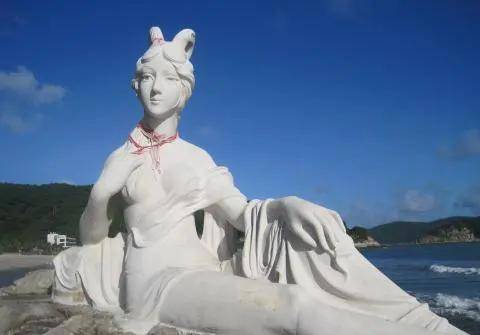 下川岛的传说之女浴神