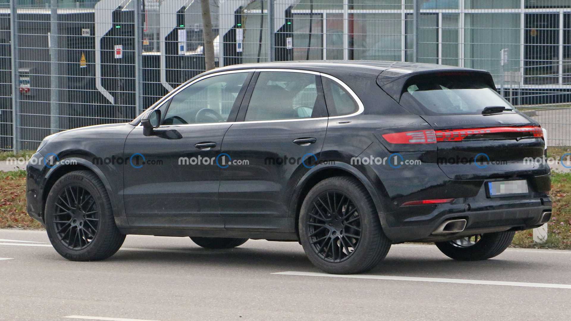 有望2022年发布新款保时捷cayenne谍照曝光尾灯组升级