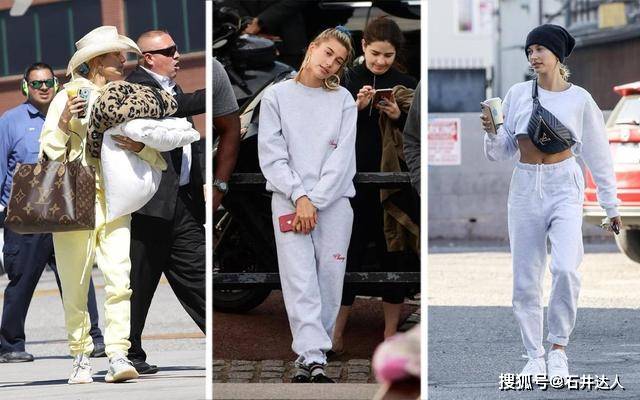 运动服 海莉亲自示范，如何利用3个简单技巧，把运动服穿出街头时尚感