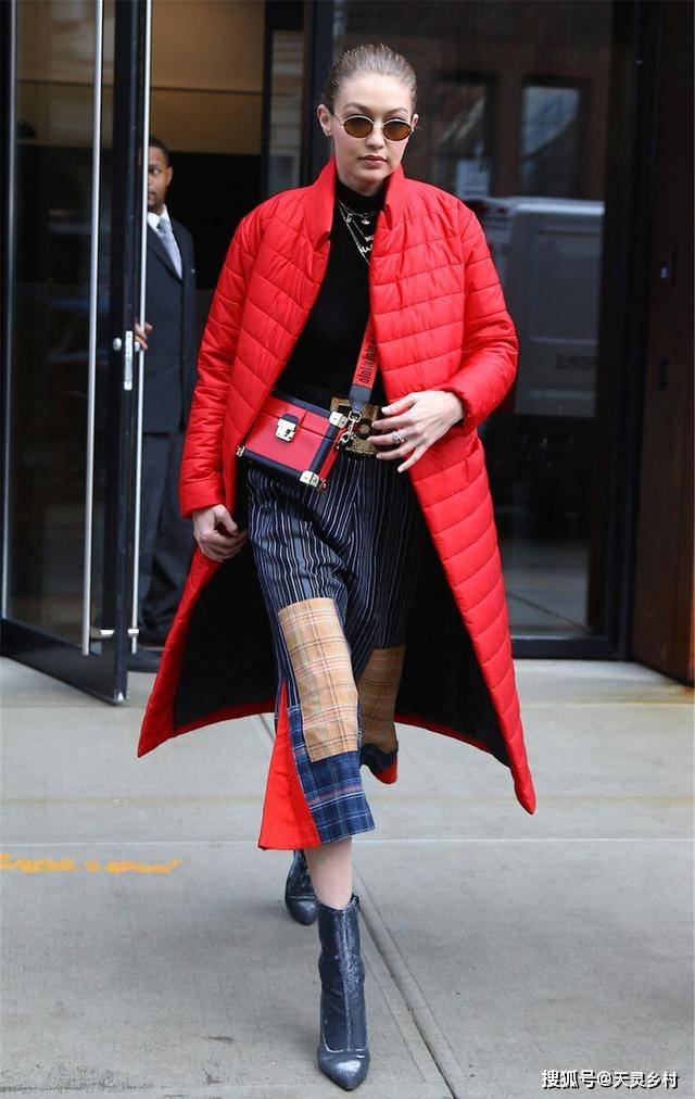 腰带 别再跟风加拿大鹅了，今冬流行的还有绗缝棉衣，4个技巧远离土气