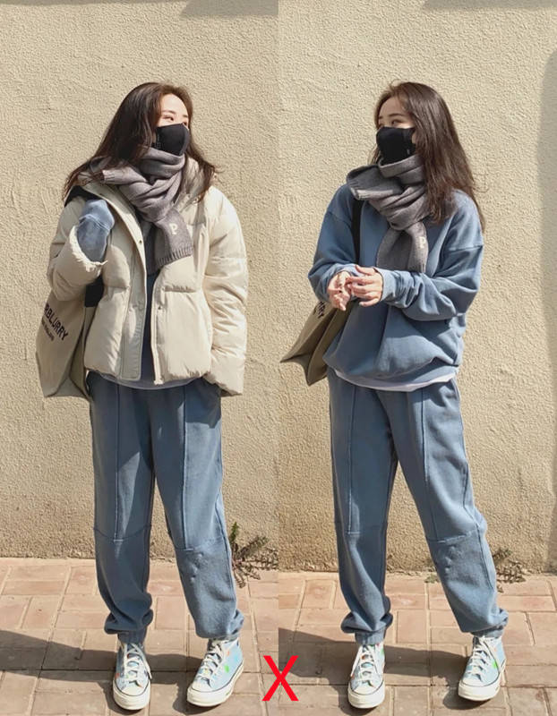 对比 明明体重不过百,穿羽绒服却“胖成球”?可能是踩了这3个“坑”