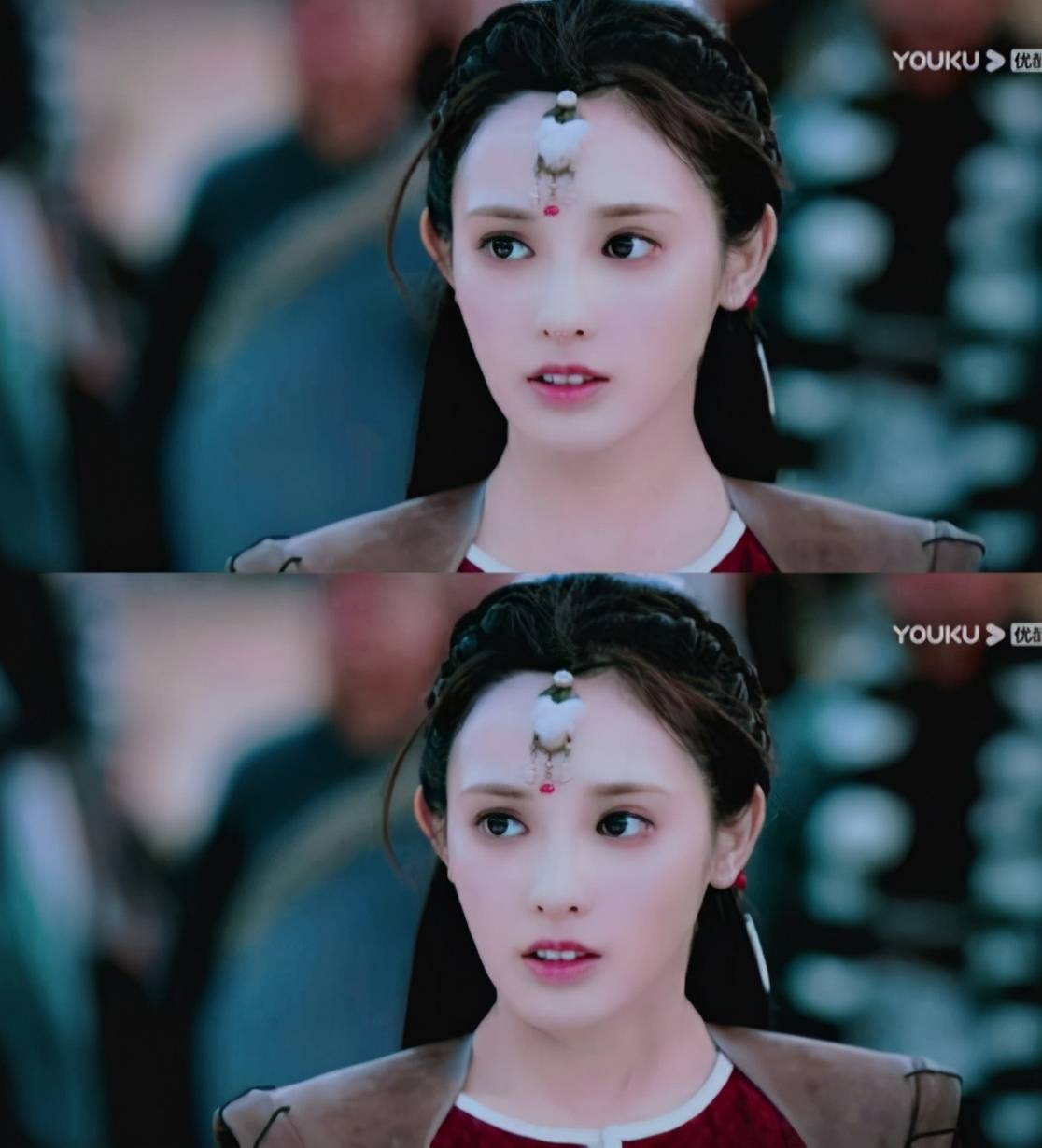 彭小苒 当女星戴上眉心坠额饰：杨幂甜美、唐嫣仙气、彭小苒异域少女