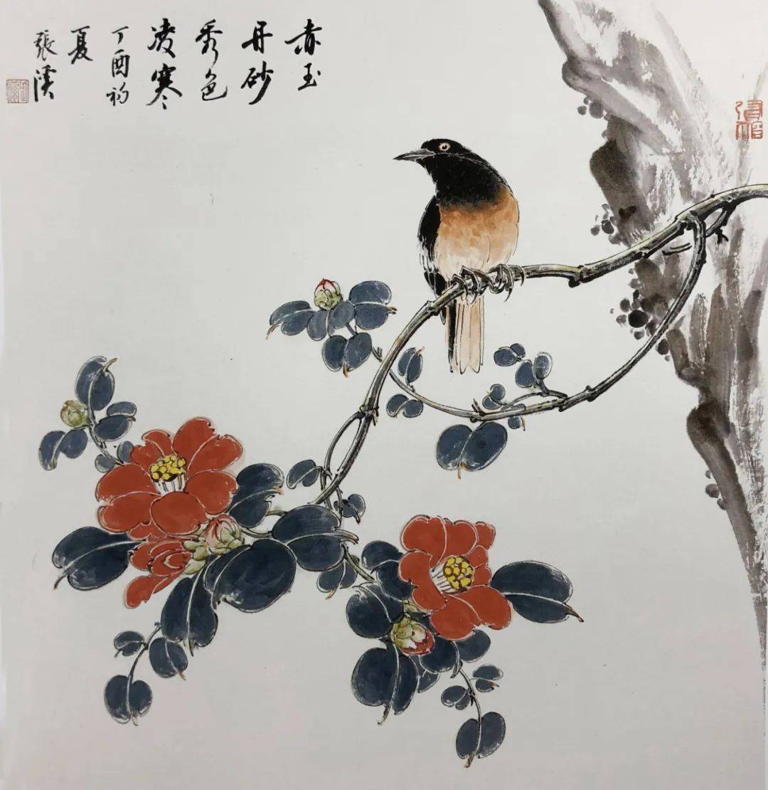 妙造自然巧得天趣张秋波小写意花鸟画艺术品鉴