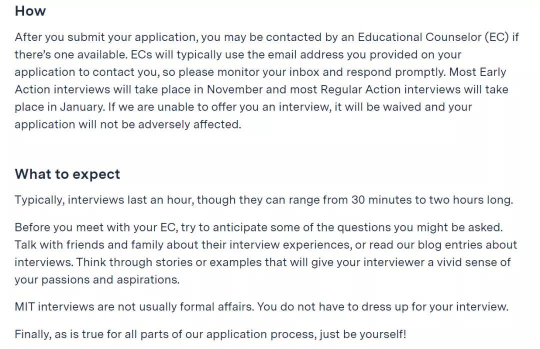 通知|MIT、斯坦福、杜克、莱斯大学、塔夫茨大学早申请开始发出面试通知！