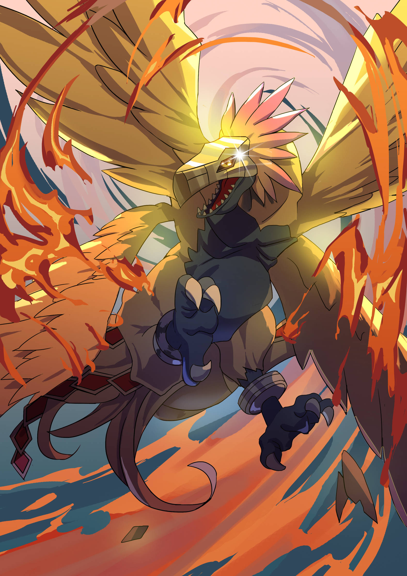 "古神兽"除了在动漫《数码宝贝大冒险02》中登场之外,还在《数码宝贝