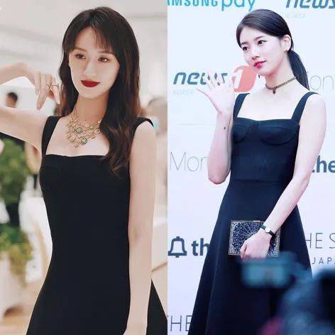 鞠婧祎 女星红毯撞衫的“尴尬”时刻,有人靠傲人身材取胜,有人从无败绩