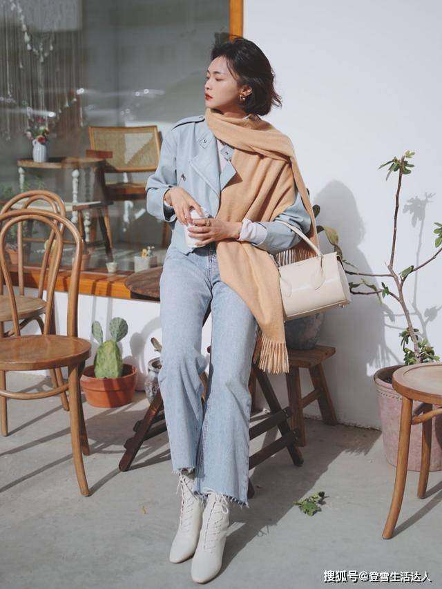 原创"牛仔裤 短靴"怎么穿更高级?学时尚达人这么穿,变身时髦精