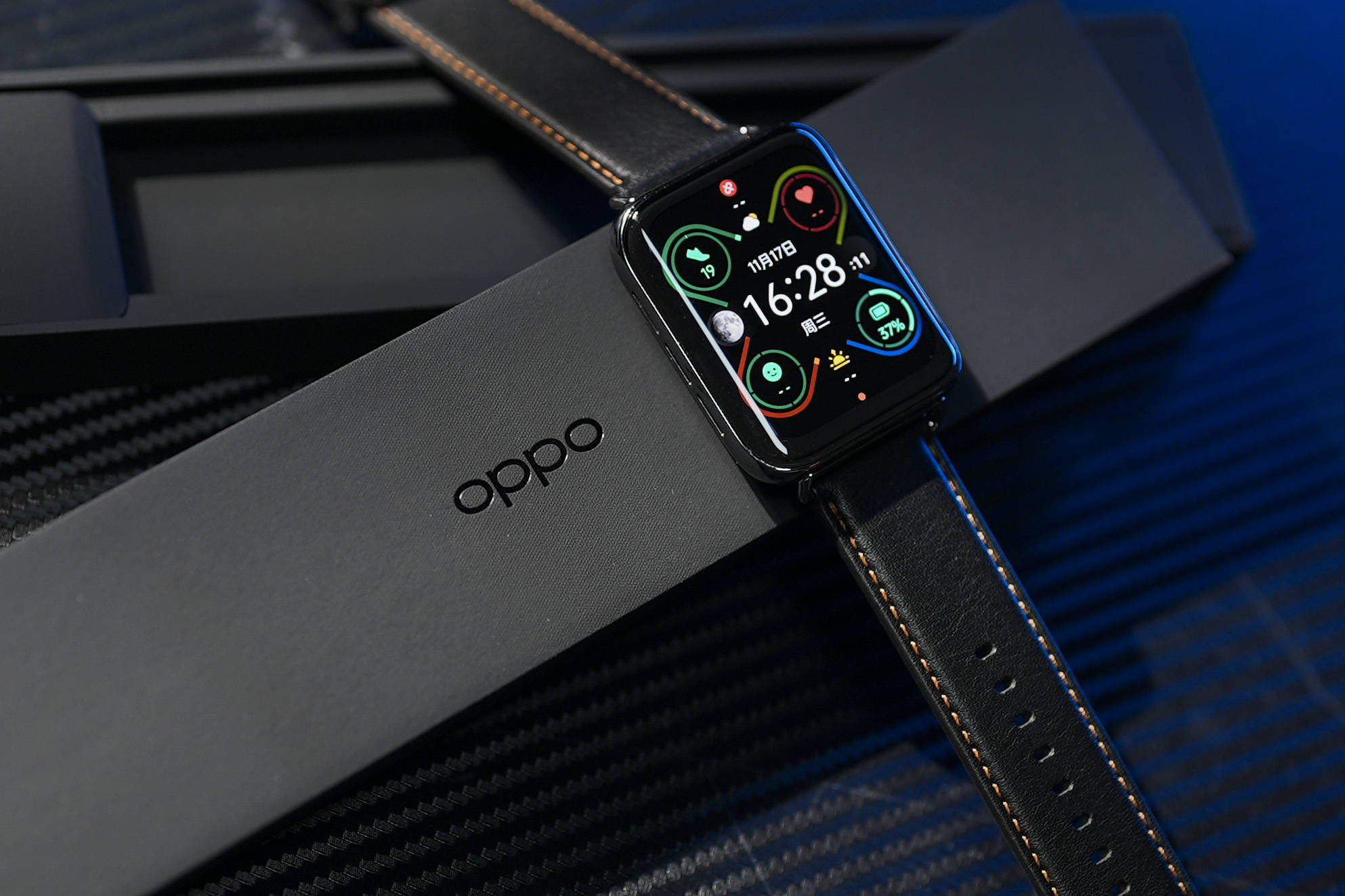 原创oppowatch2ecg版开箱上手爱护你心脏的私人ai健康专家