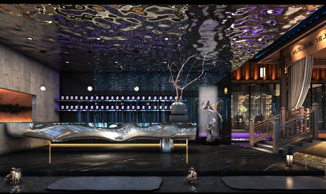 博仁设计帕赛餐饮会所设计春有百花秋有月
