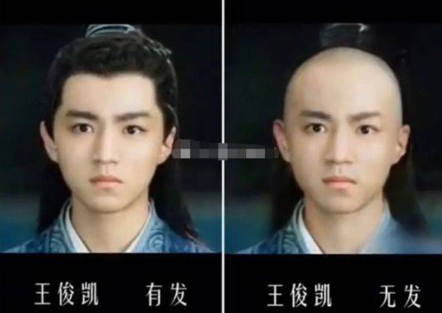 男明星光头照:忍住了三小只,躲过了黄子韬,看到李现:笑喷了!_王源