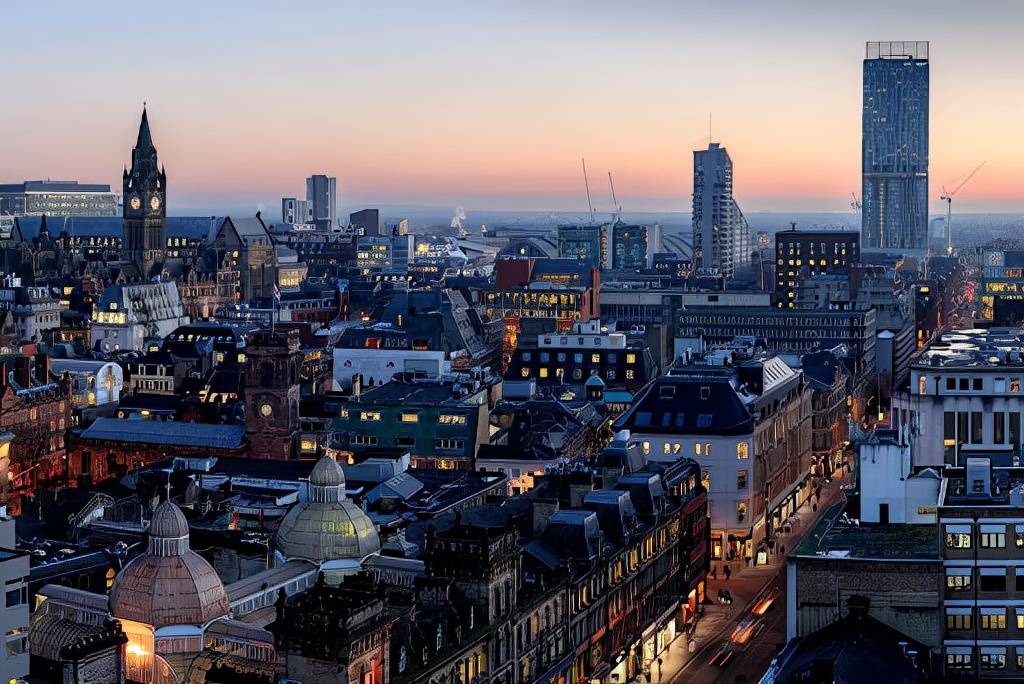 2,曼彻斯特地区 曼彻斯特是一个工业之城,经济发展水平位居英国前列.