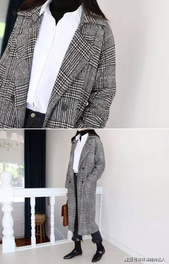 整体 秋冬复古潮回归!快翻出妈妈衣柜的“格纹大衣”,4种女孩穿搭公式!