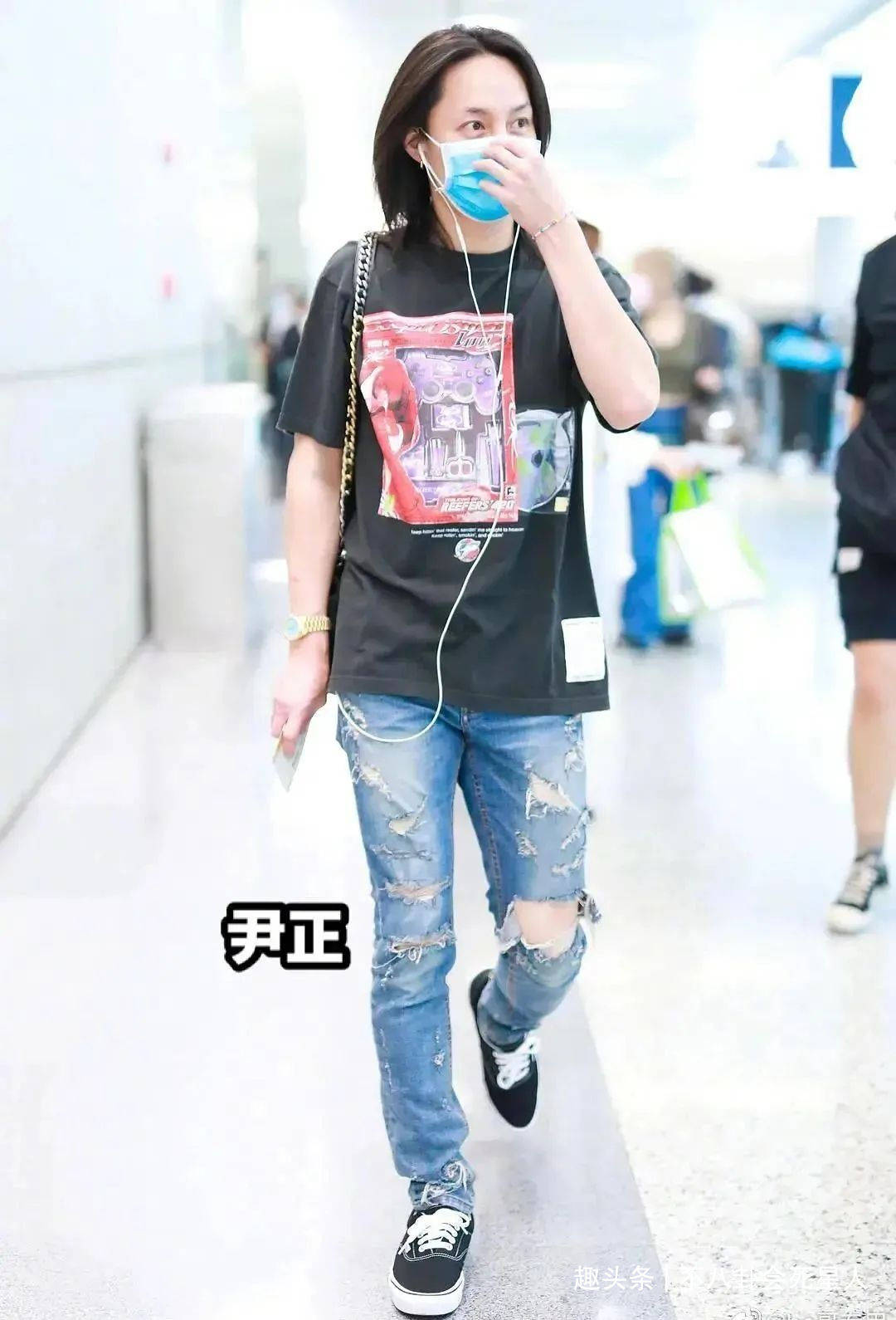 张彬彬 男明星机场私服:周震南被槽像大妈,井柏然似贵妇,他们很清爽