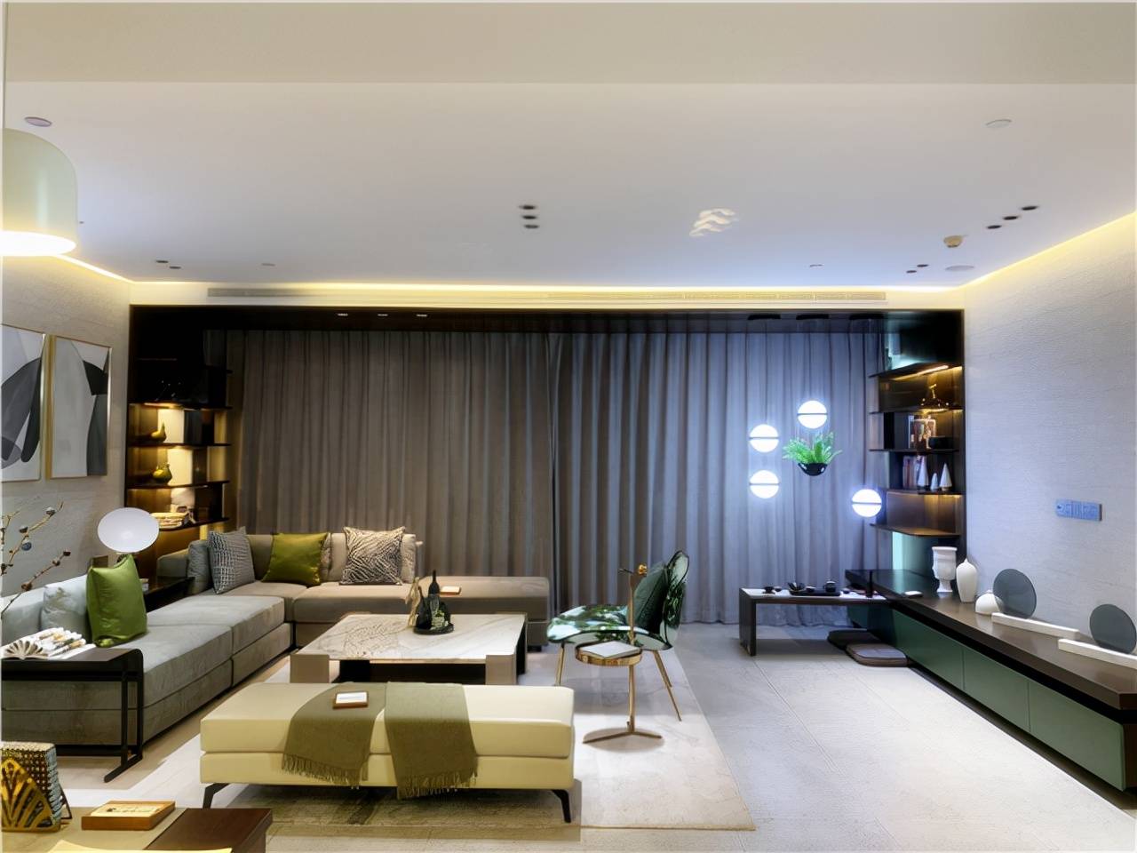 4米,并配备同等宽阳台,拥有更大的采光面和更好的通风效果.