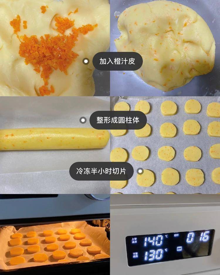 皮只|免打发的简单小零食——橙子饼干