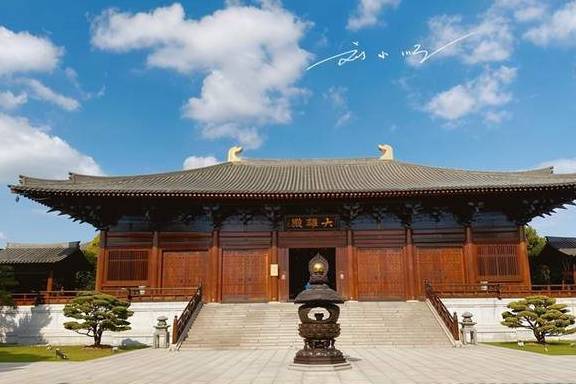 原创上海“面积最大”的寺庙，风格独特，被很多游客误以为是日本寺庙