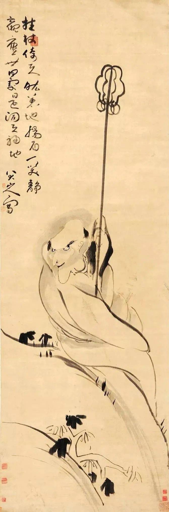 八大山人这几幅画丑萌