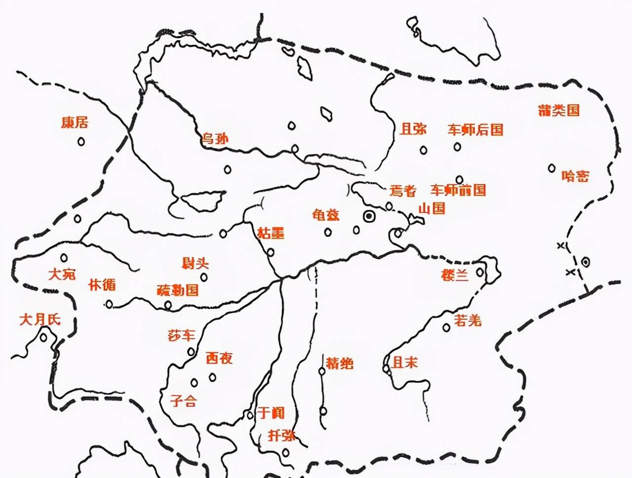 罗布泊地图图片