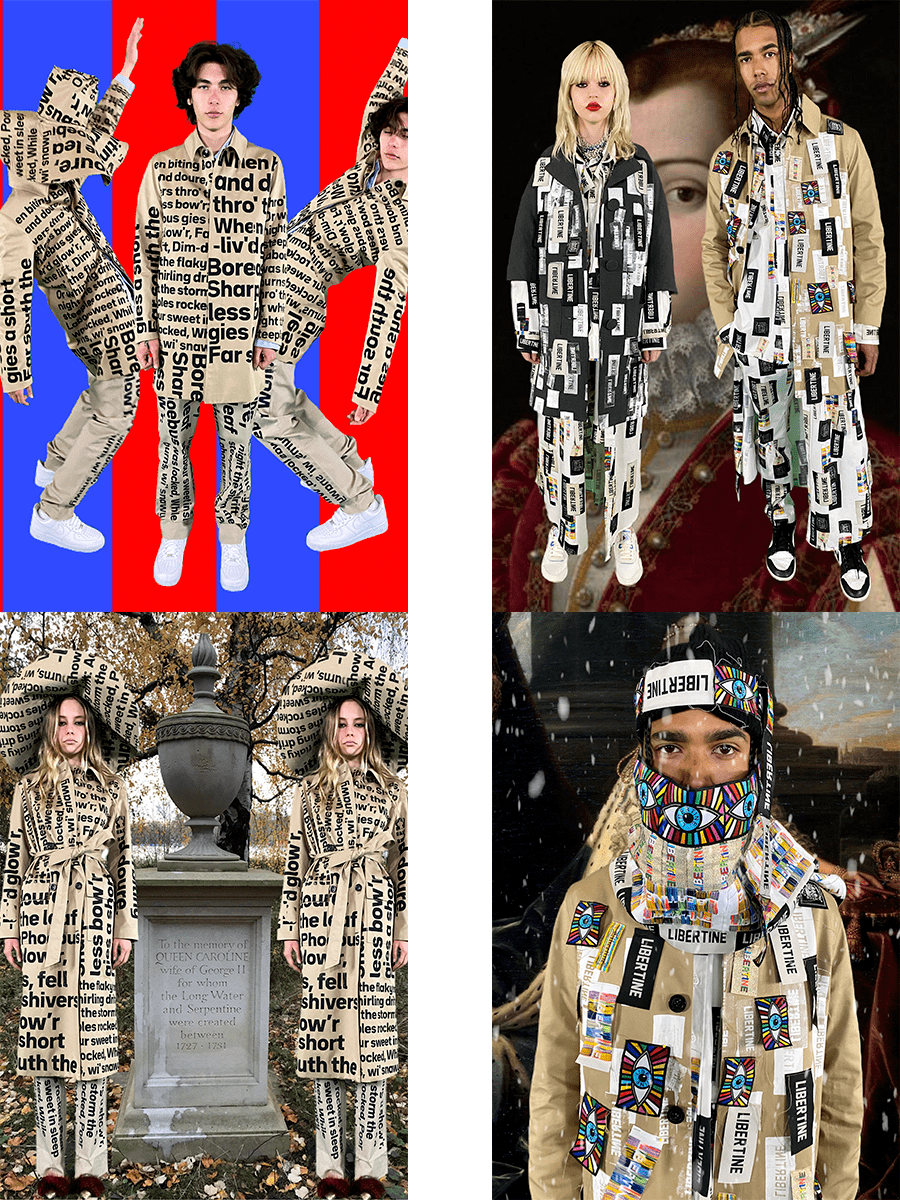 对比 Libertine 2021秋冬，幻想与超现实的浪漫，让感染力更具热情