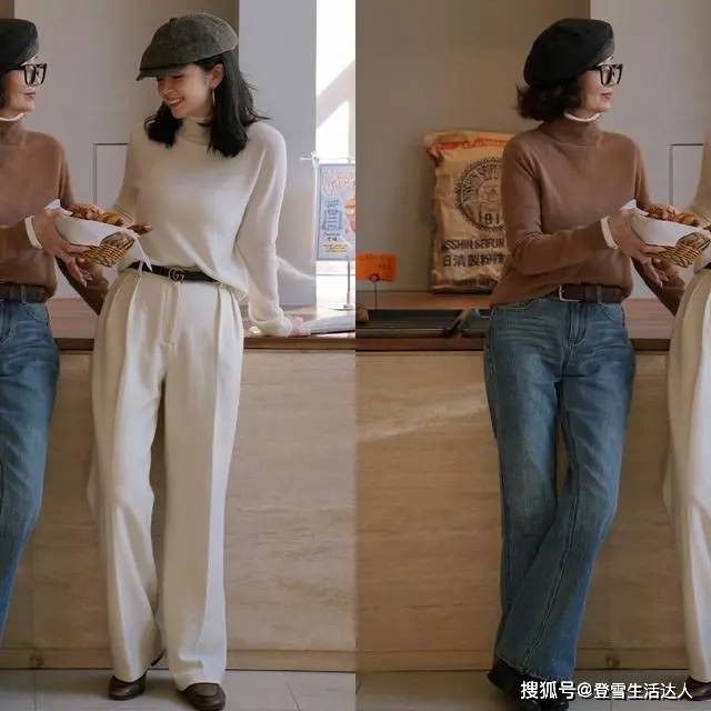 身材 中年女人大衣怎么穿才高级？请参考三木母女的穿搭，优雅显气质
