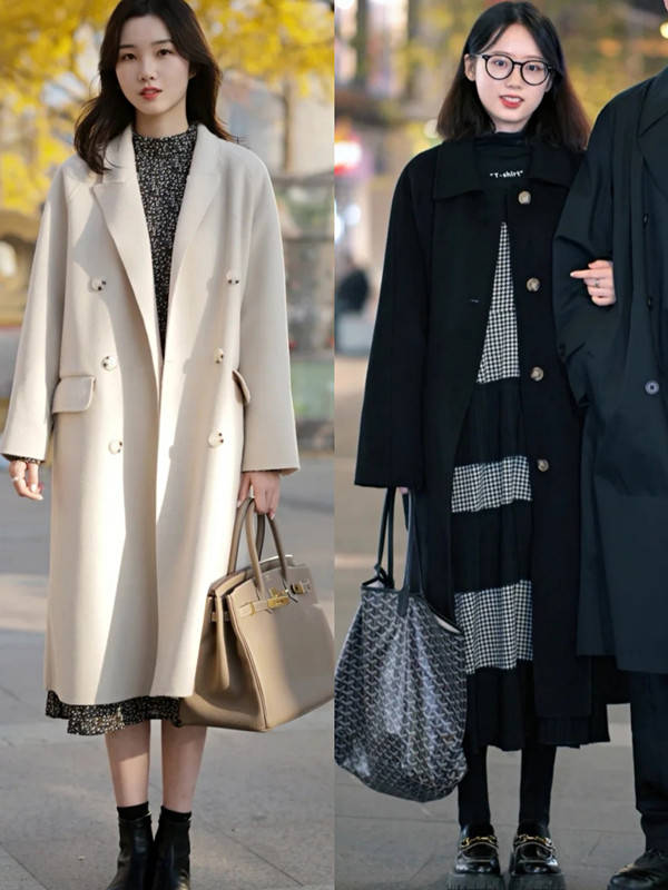 素人 街拍镜头下的杭州素人，冬天穿裙子的仍不少，又美又靓值得借鉴