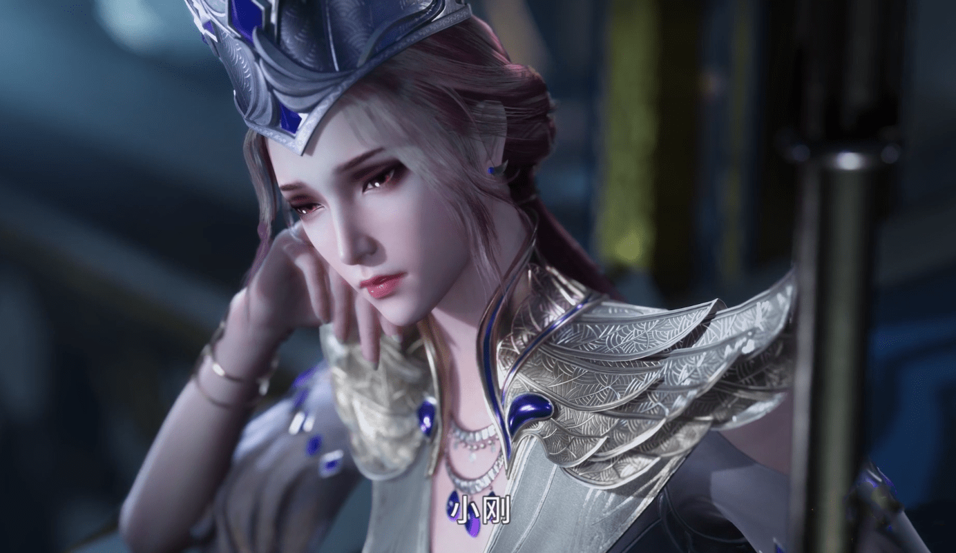 斗罗大陆比比东玩偶太惊艳一双大长腿坐姿霸气千寻疾的快乐你值得拥有