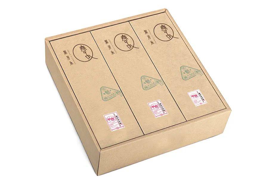 春风 LK杭州朗威品牌设计 & 聚芳永·春风系列 | 龙井茶手信 随手礼包装