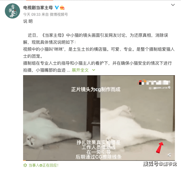 毒貓事件再發酵，《當家主母》評分持續下跌，主演蔣勤勤發聲回應 娛樂 第2張