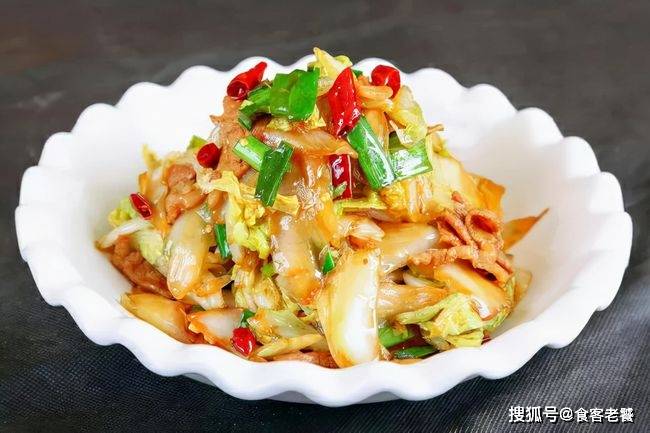 推荐食谱:香辣大白菜