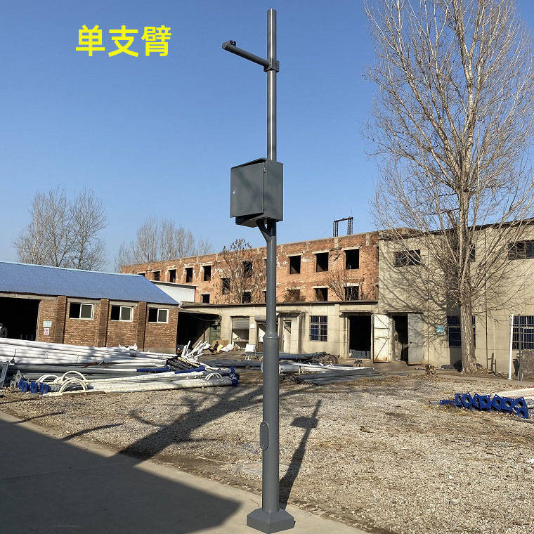 保定监控杆厂家英谷光电承接深圳园电子安防监控杆项目_莲池_起步区